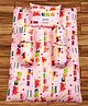 Mittenbooty Baby Bolster Bed Set Train Print-Pink