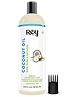 Rey Naturals Virgin Coconut Hair Oil (Nariyal tel) | 100% Pure & Natural Coconut Oil For Hair And Skin - Strengthens Hair, Improves Scalp Condition & Hair Growth| Virgin Coconut oil for baby | 750ml