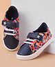 Cute Walk by Babyhug Casual Camouflage Printed Casual Shoes with Velcro Closure - Blue