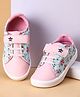 Cute Walk by Babyhug Casual Floral Printed Casual Shoes with Velcro Closure - Pink