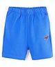 Calvin Klein Organic Cotton Knit Shorts Logo Print - Blue
