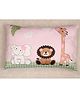 New Comers Infant Pillow with Super Soft Imported Fabric Animal & Cartoon Prints - Pink