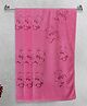 FABINALIV Kids Bath Towels Cotton Set of 3 Cartoon   Pink