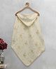 FABINALIV Infant Hooded Bath Towel Cotton Cartoon  Yellow