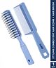 GUBB Styling Combo Vent Hair Comb with Hair Brush - Blue
