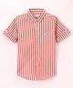 Jash Kids Half Sleeves Striped Shirt - Orange