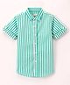 Jash Kids Half Sleeves Striped Shirt - Green