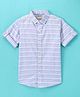 Jash Kids Half Sleeves Striped Shirt - Blue