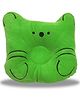 Chinmay Kids Baby Soft Neck Support Pillow for Head Shaping Shape Supporter Cat Face Pillow - Green