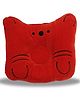 Chinmay Kids Baby Soft Neck Support Pillow for Head Shaping Shape Supporter Cat Face Pillow - Red