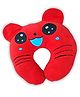 Chinmay Kids Soft Pillow Baby Head Shaper U Shape Anti-Flat Sleeping Support Cushion for Newborn Babies Child Infant Toddler  Light Red