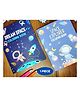 Space Theme Coloring Book - English