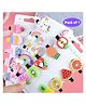 Puchku Small unicorn rainbow cartoon ice cream Hair Clip for Kids - Pack of 1(Random Design)