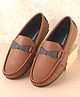 Pine Kids Slip On Formal Loafers - Brown