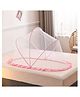 Classic Mosquito Net for Baby Portable Foldable Bottomless - Pink