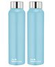The Better Home Stainless Steel Water Bottle 1 Litre | Leak Proof, Durable & Rust Proof | Non-Toxic & BPA Free Steel Bottles 1+ Litre | Eco Friendly Stainless Steel Water Bottle (Pack of 2)