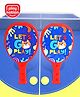 PlayNation Junior Plastic Racket Set - Red & Blue