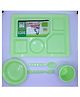 Korbox Disco Set Section Dinner Plates Top Rack Dishwasher Safe - Green