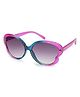 Stol'n Oval Shaped UV Protected Sunglasses - Dark Pink