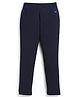 Tiny Girl Full Length Solid Pants - Navy Blue