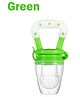 Adore OMG Silicone Food Feeder with Anti-bacterial Storage Case - Green