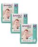 Bambo Nature Eco Friendly Tape Diapers with Wetness Indicator Medium Size Pack Of 3 - 84 Pieces