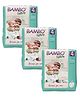Bambo Nature Eco Friendly Tape Diapers with Wetness Indicator Large Size Pack Of 3 - 72 Pieces