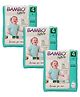 Bambo Nature Eco Friendly Pant Diapers with Wetness Indicator Large Size Pack Of 3 - 60 Pieces