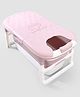 Large Foldable Baby Bath Tub - Pink