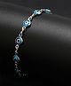 Yellow Chimes Evil Eye Bracelet - Blue