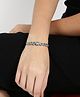 Yellow Chimes Vistelle Bracelet for Women A5 High Grade Blue Crystal Bracelets | SIlver Toned Valentine Special Heart Bracelet for Girls| Birthday Gift For Women and Girls