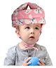 Mihar Essentials Baby Safety Helmet & Kneepads-Pink (Color And Print May Vary)