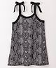 CrayonFlakes Sleeveless Animal Printed Strapped Dress - Grey