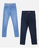 Tales & Stories Pack Of 2 Solid Jeans - Blue Dark Blue