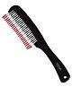 VEGA 1265 Detangling Comb 2 Row Teeth - Multicolour