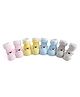 Kidofash Pack of 4 Pairs Bear Design Socks  - Grey