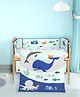 The Mom Store My Sea World Baby Bedding Set - Blue