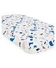 The Mom Store My Sea World Baby Crib Sheet - White