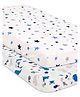 The Mom Store Combo of 2 Baby Crib Sheet Sleep Under The Stars and My Sea World - White