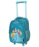 Novex Disney  Original Princess Kids Backpack Trolley with 2 Wheel Turquoise - Height 16 Inches