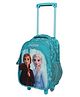 Novex Disney  Original Frozen Kids Backpack Trolley with 2 Wheels Turquoise - Height 16 Inches