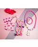 Kamule Set Of 10 Hair Clips & Jewellery Set - Pink