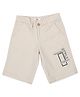 LEO Stretch Creating Style Everyday Printed Bermuda  Short  - Fawn
