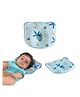 The White Willow Infant Baby Pillow For Preventing Head For Flat Head Syndrome Ideal  - Blue