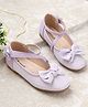 Cute Walk by Babyhug Bellies with Velcro Closure & Bow Applique - Purple