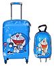 D PARADISE Doraemon Print Hard Case Trolley Bag & Hard-Shell Backpack - 16 Inches & 13 Inches