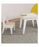 Smartsters Roobik Activity Table & Chair Set Chestnut Finish - Brown