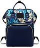 Babymoon Multifunction Backpack Style Maternity Leafy Print Diaper Bag - Blue