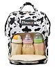Babymoon Multifunction Backpack Style Maternity Multi Print Diaper Bag - Black & White