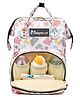 Babymoon Multifunction Backpack Style Maternity Shapes Print Diaper Bag - Peach